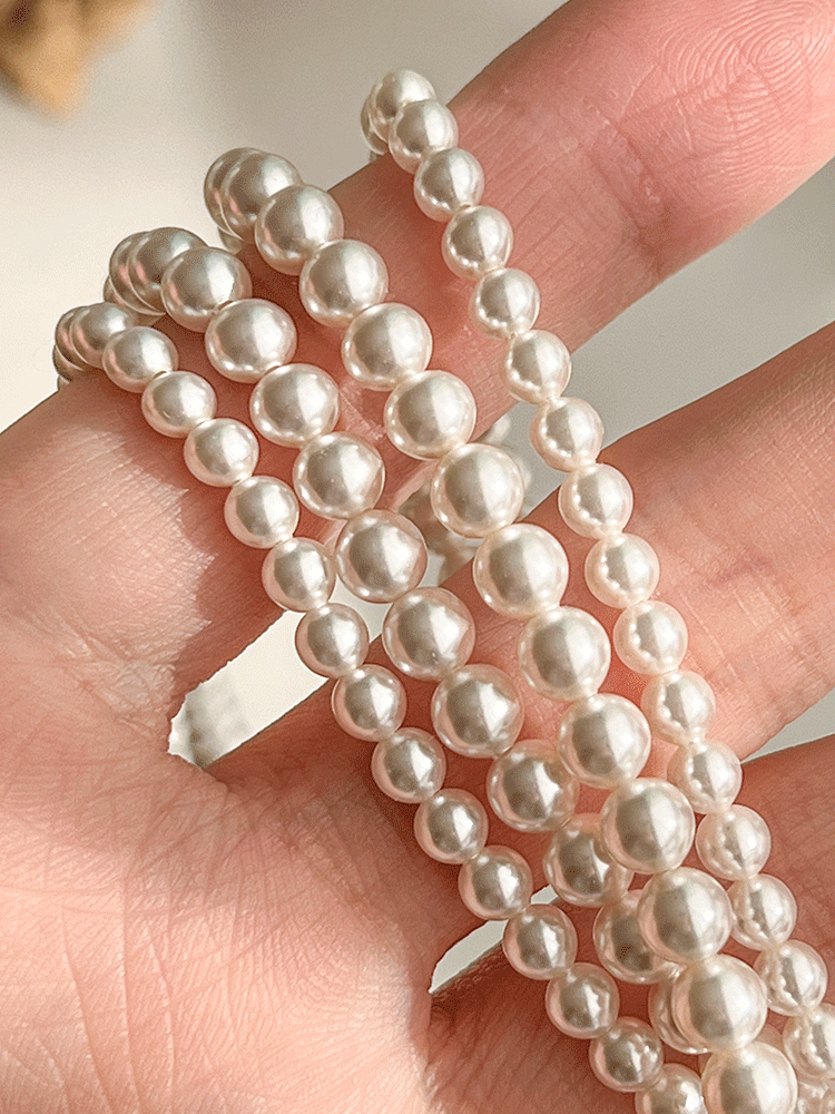 925 silver essential pearl necklace (스왈진주)